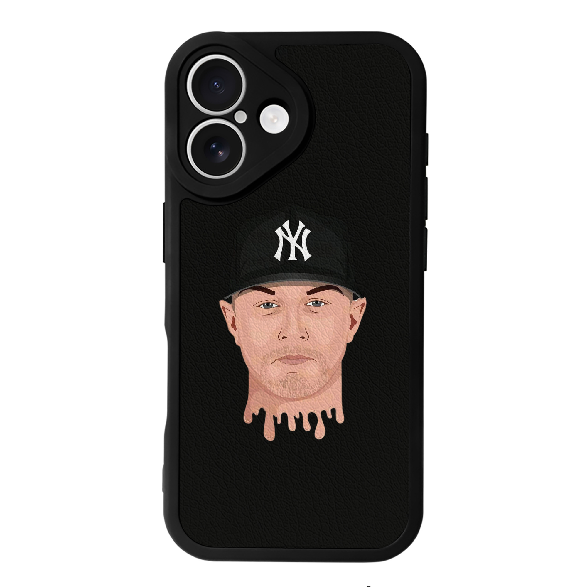 DJ Lemahieu 3 IPhone 16 Silicone Leather Case – UV Print, Lambskin Texture – Perfect Fit, Wireless Charging Compatible, Scratch Resistant, Precise Cutouts – Stylish Protection For IPhone 16